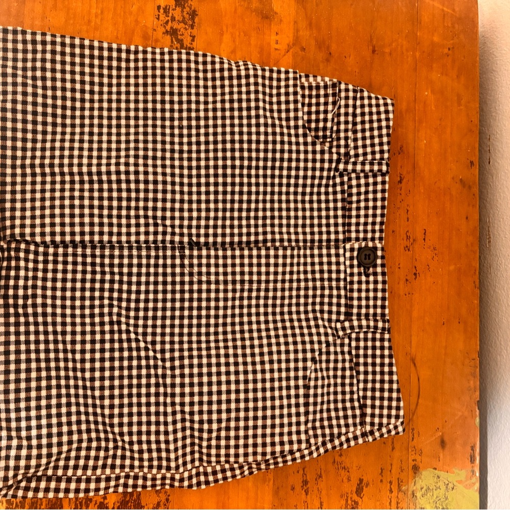 Forever 21 Black and White Checkered Mini Skirt